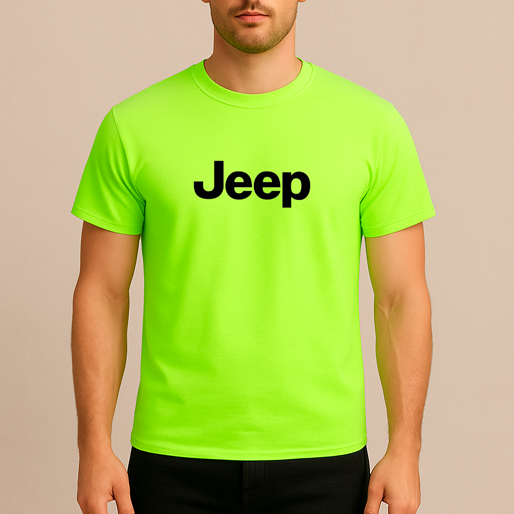 Men’s Jeep Car Cotton T-Shirt